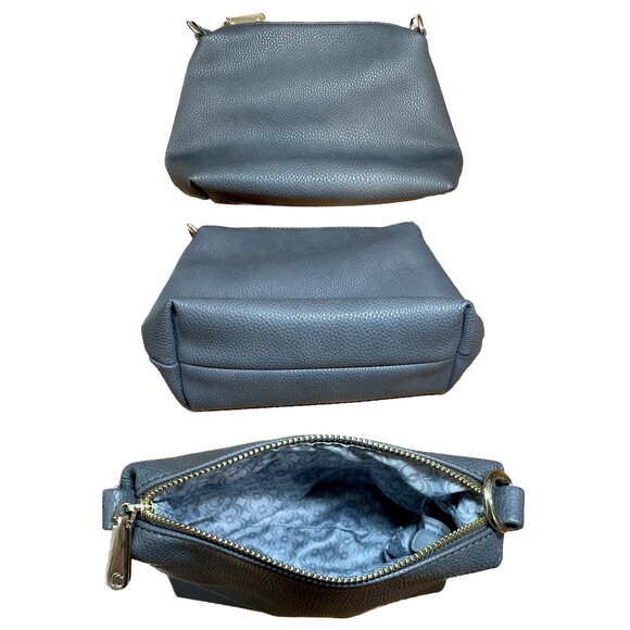 Charming Charlie | Gray Convertible Bucket Bag with Removable Pouch - Picture 7 of 12